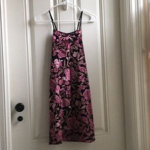 Aqua floral dress